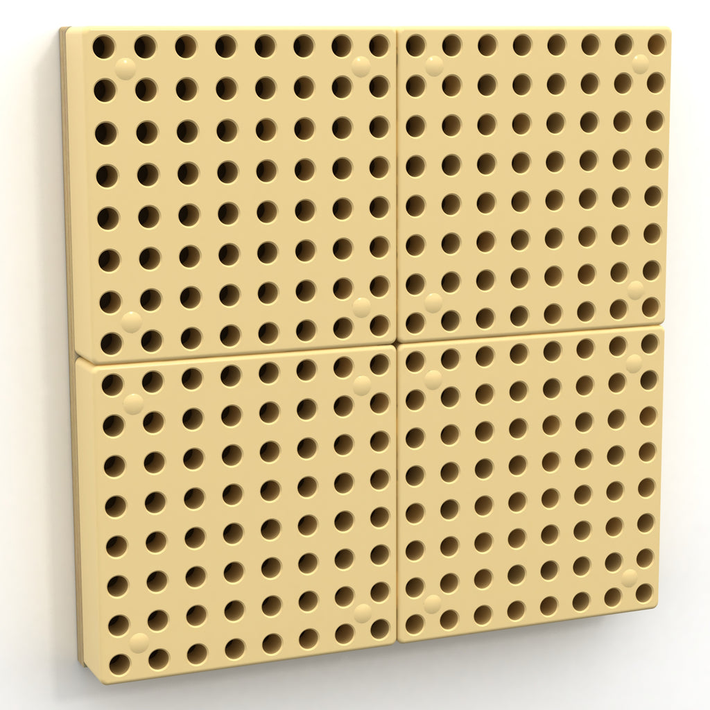 MASTERKIDZ Panel Ścienny Tablica Naukowa Kreatywna STEM + Panel Monatażowy   40 x 40 (cm)