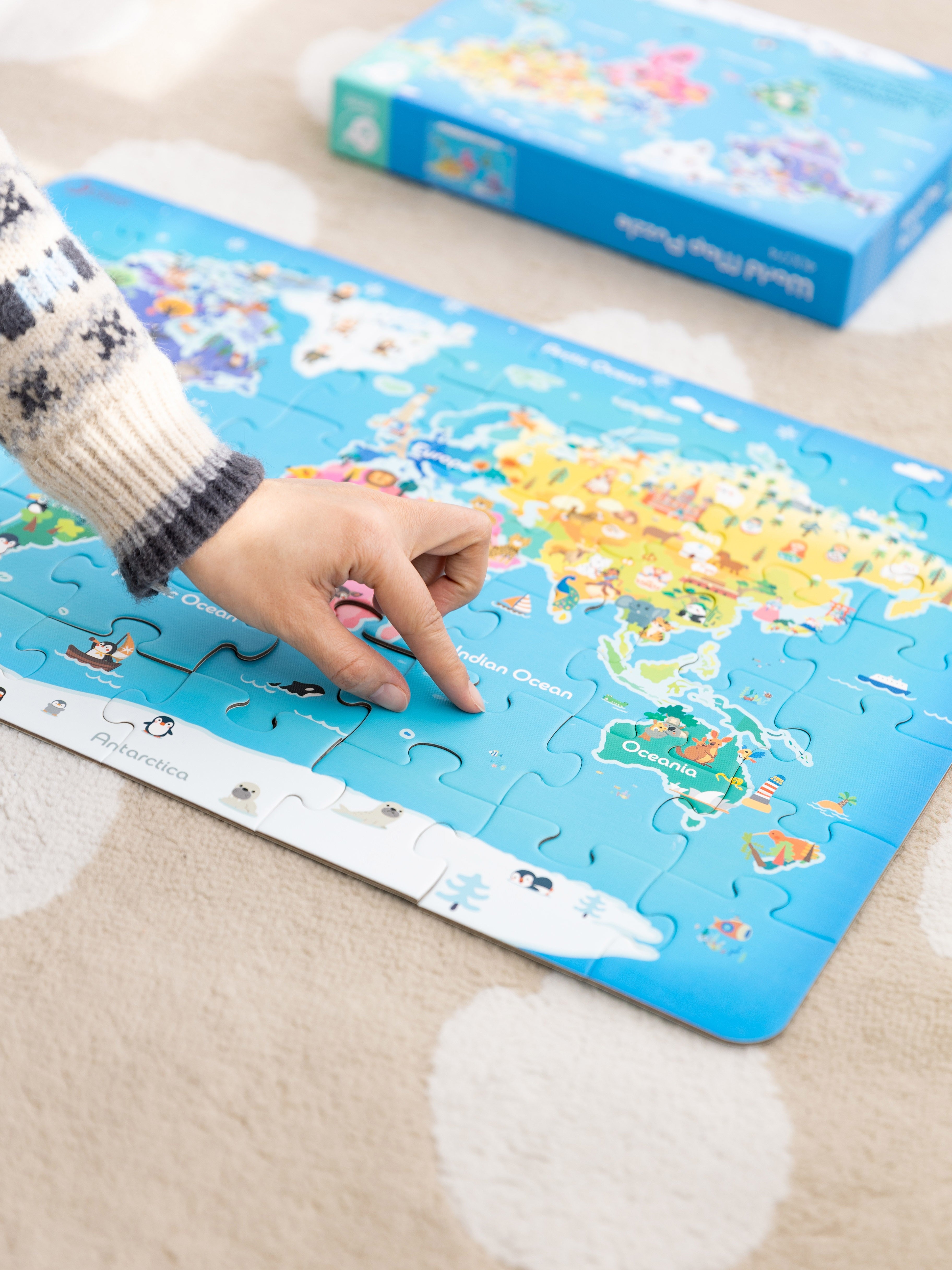 CLASSIC WORLD Puzzle Mapa Świata