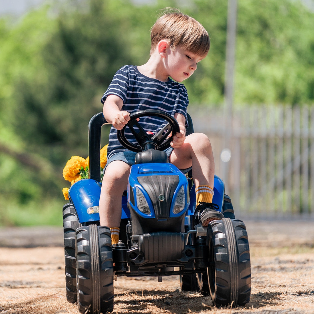 FALK Traktor na Pedały New Holland T8 z Przyczepą 3-7 lat