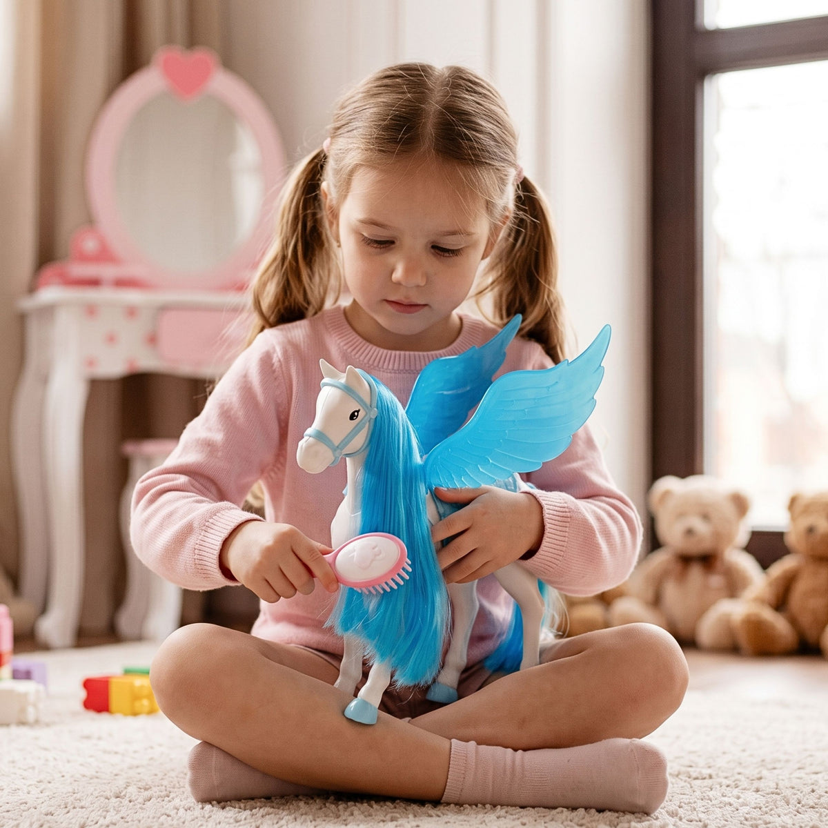 WOOPIE ROYAL Interaktywny Magiczny Konik Pegaz dla Księżniczki