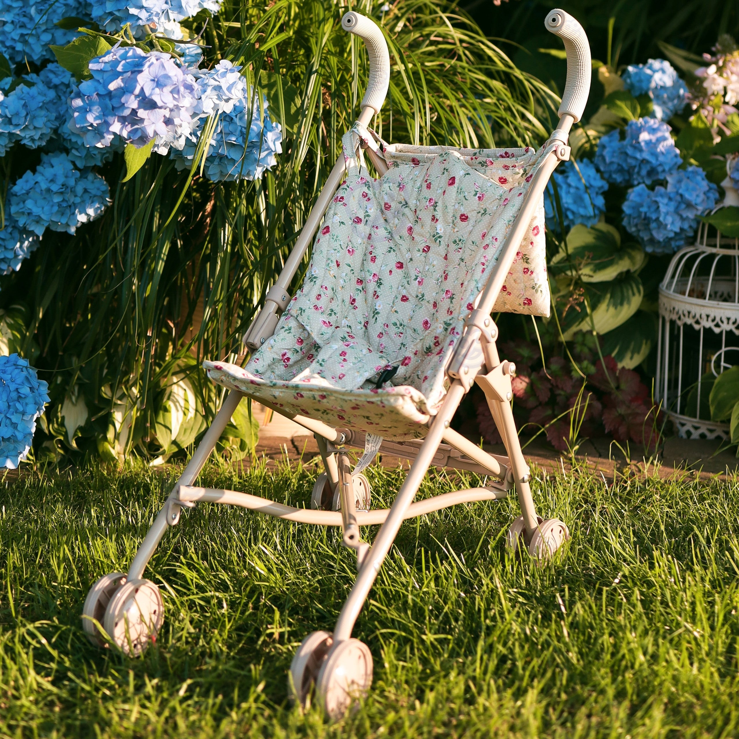 WOOPIE ROYAL Wózek dla Lalek Spacerówka Vintage Rose