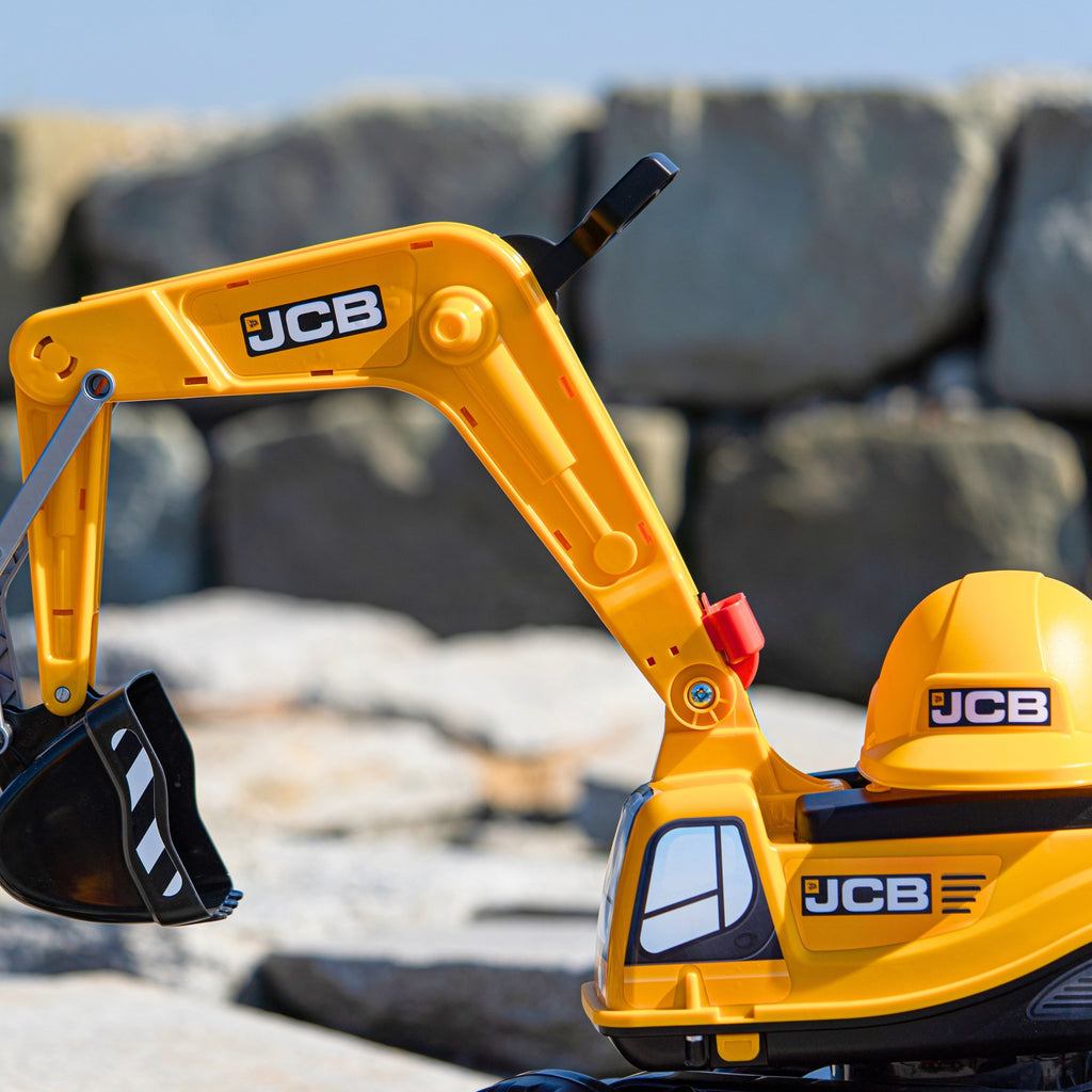 FALK Koparka JCB DIGGER Obrotowa Żółta Ruchoma Łyżka Od 3 Lat.