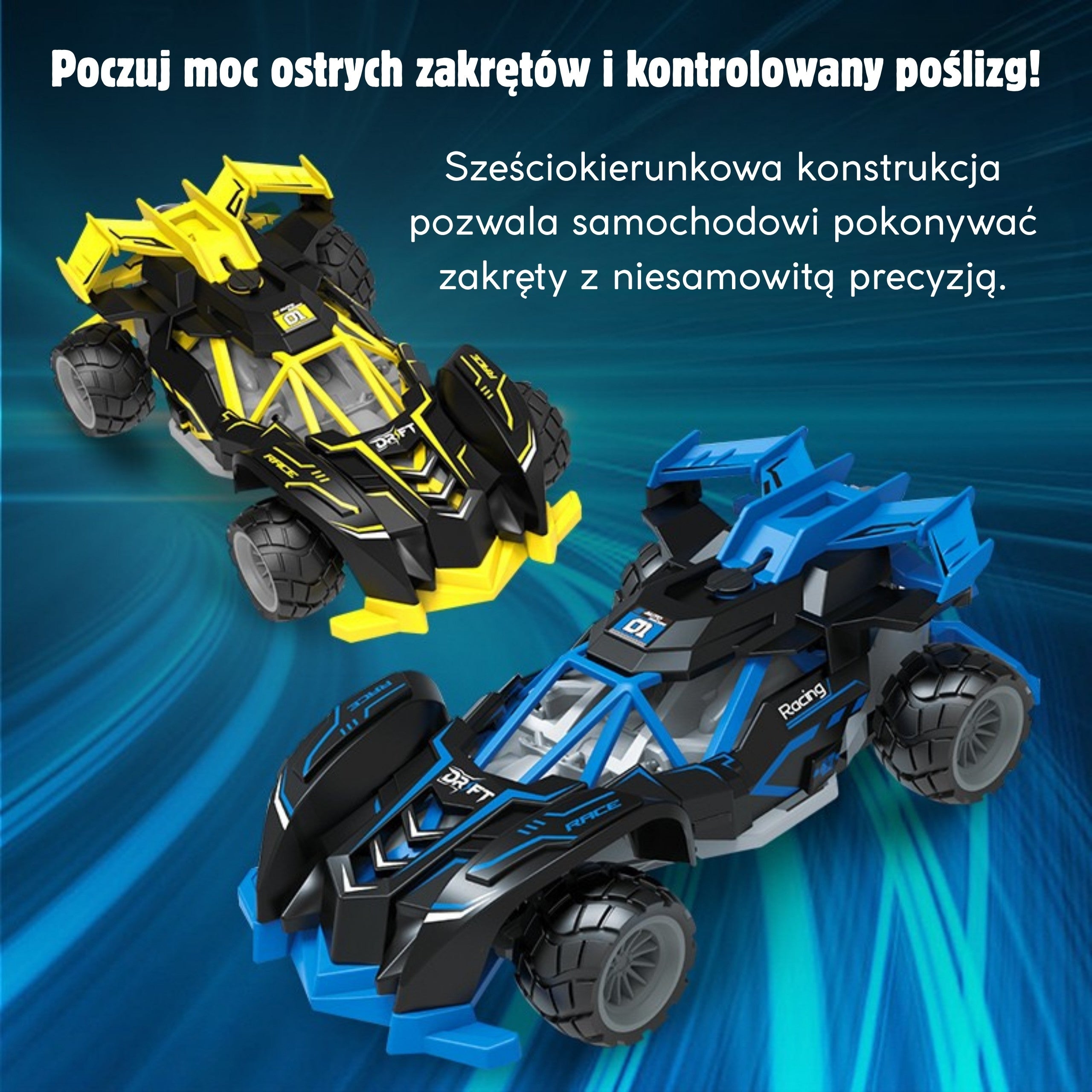 WOOPIE Samochód Wyścigowy Zdalnie Sterowany RC