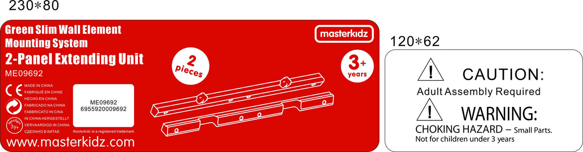 MASTERKIDZ Ramka Flex Krawędź Dolna I Górna 2 Tablice