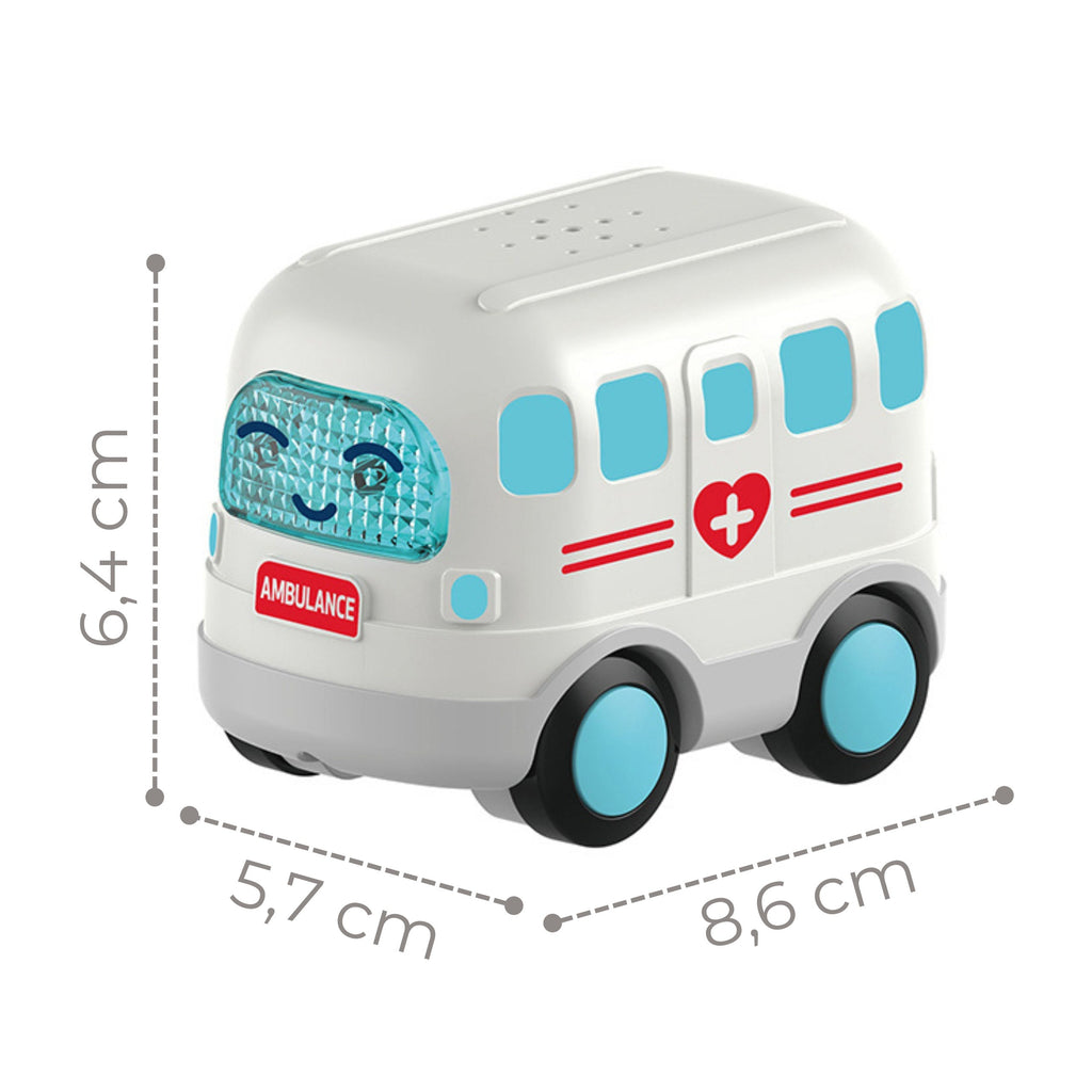 WOOPIE BABY Interaktywna Karetka Ambulans Samochodzik Dźwięk Światła