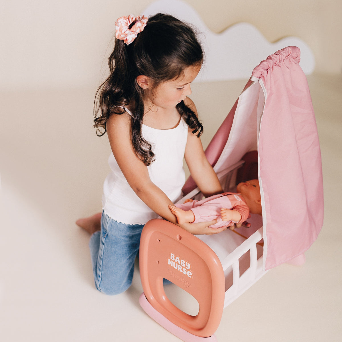 Smoby Baby Nurse Kołyska z Baldachimem