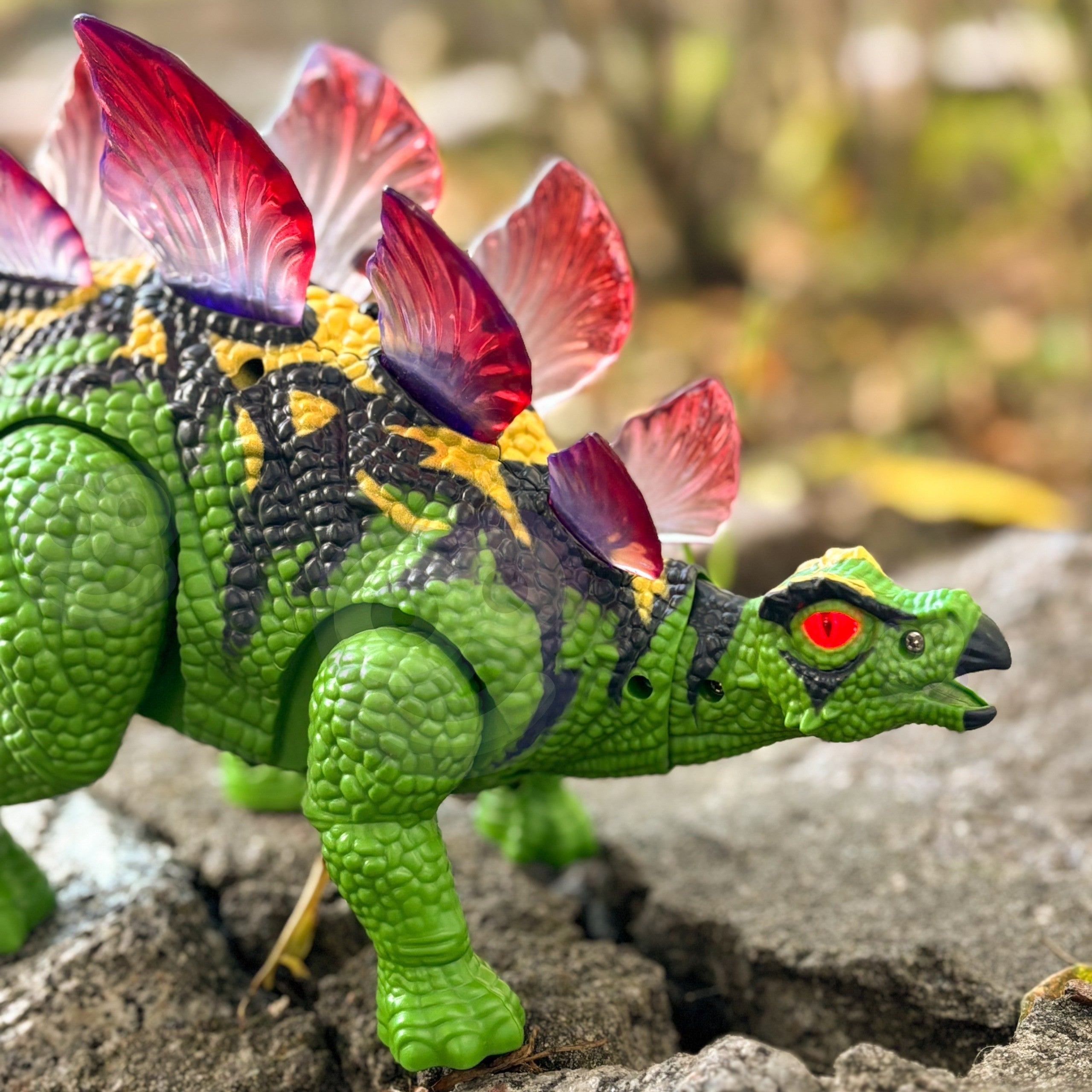 Woopie Dinozaur Zdalnie Sterowany RC Stegozaur Światło Dźwięk