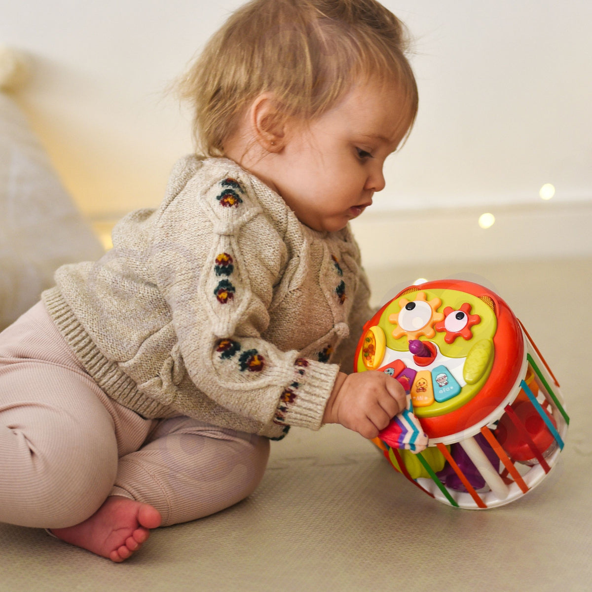 WOOPIE BABY Walec Kostka Sensoryczna Interaktywny Bębenek