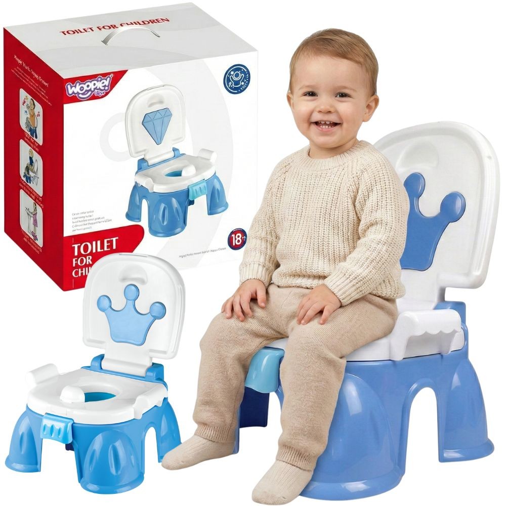 WOOPIE BABY Pierwszy Nocnik dla Dziecka z Muzyką 3w1 Krzesełko Stopień