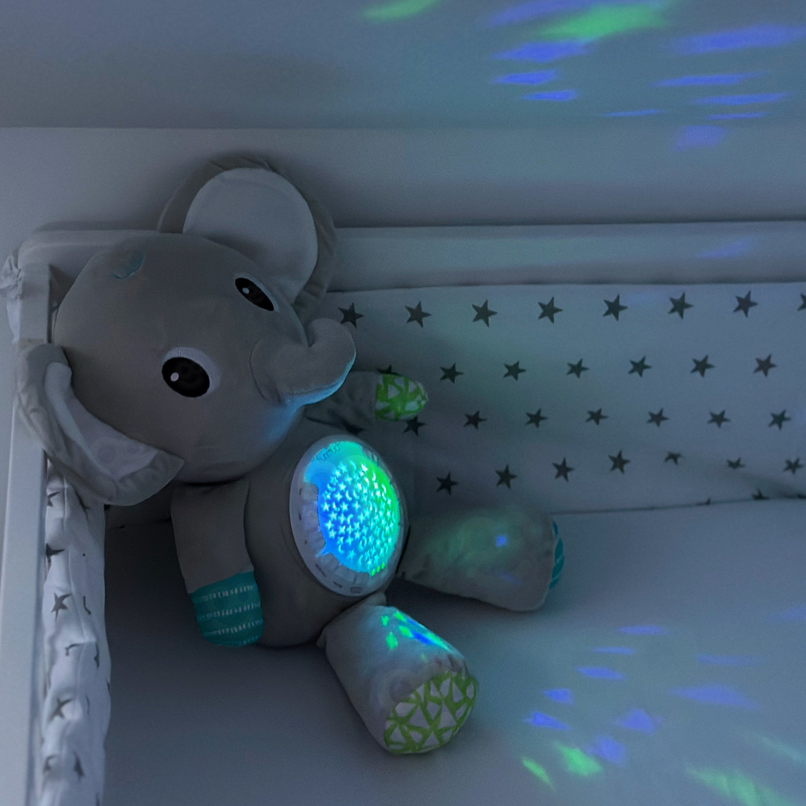 WOOPIE BABY Przytulanka Słonik Z Projektorem Uspokajacz 12 Melodii