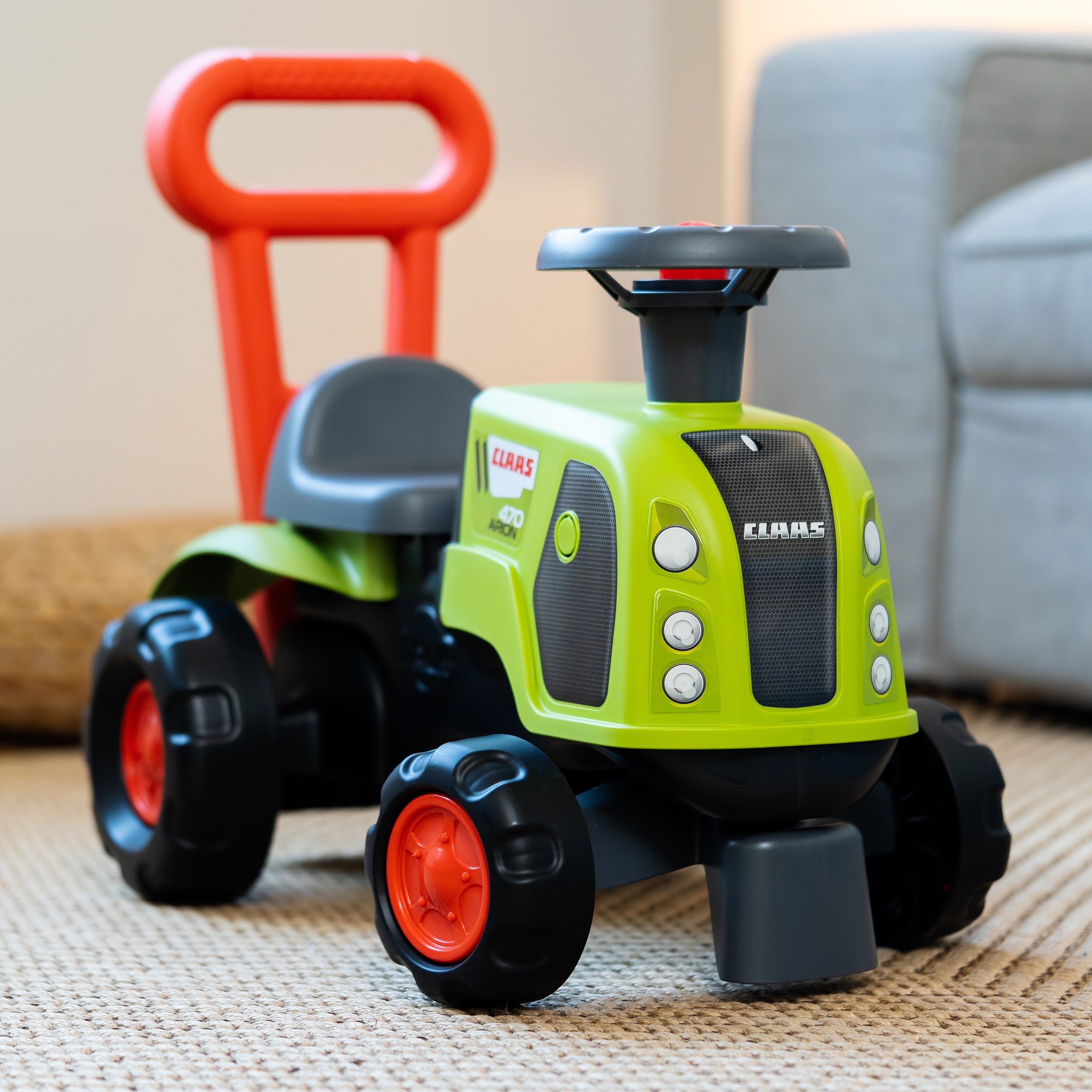 FALK Jeździk Traktor Pchacz Baby Claas Arion 470 z Klaksonem