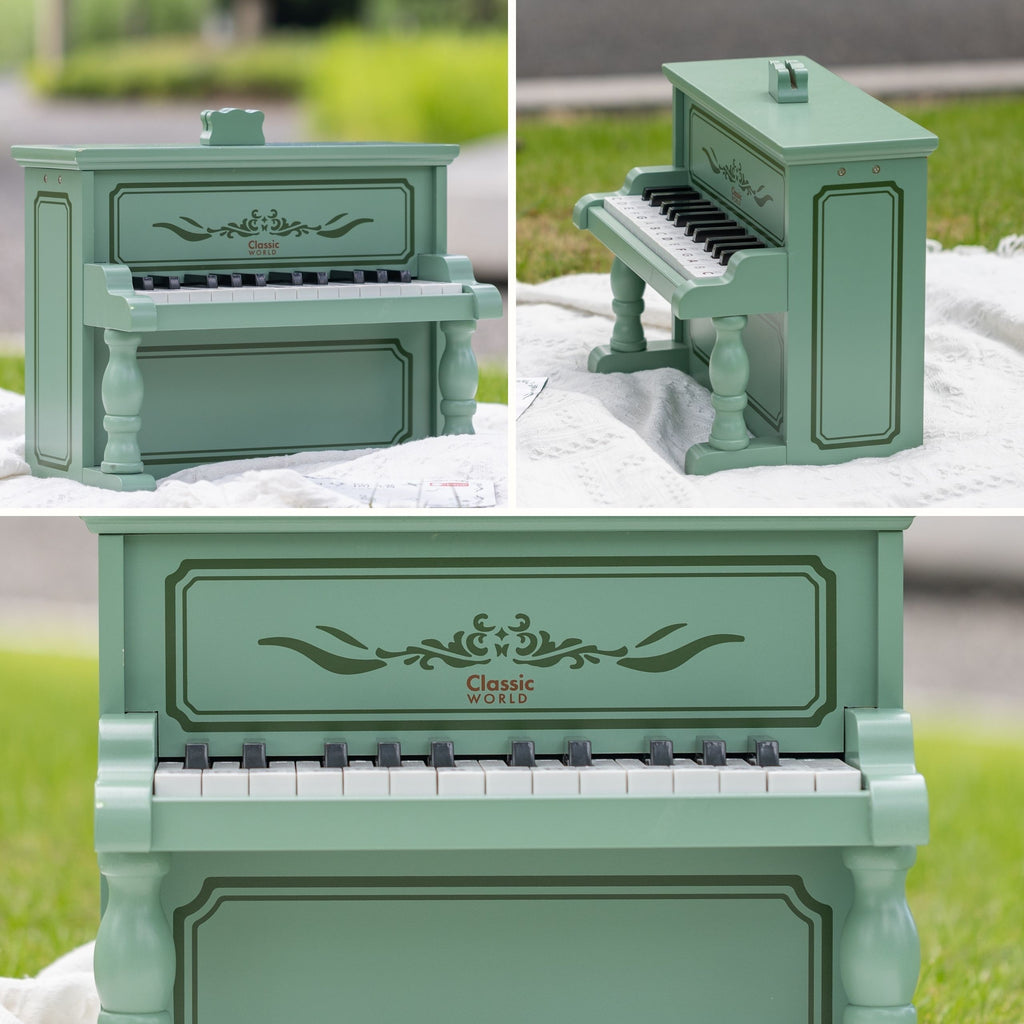 CLASSIC WORLD Pianinko Vintage + Książeczka do Nauki
