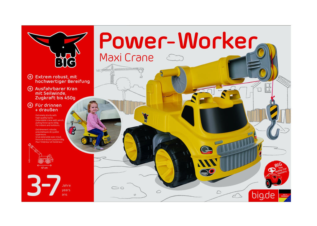 BIG Maxi Crane - Jeździk Dźwig z Ruchomym Ramieniem