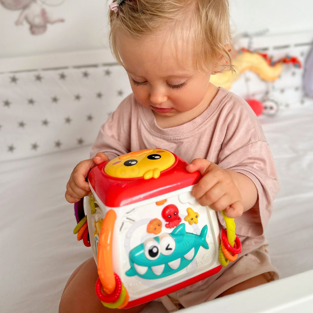 WOOPIE BABY Interaktywna Kostka Edukacyjna Wielofunkcyjna 18m+