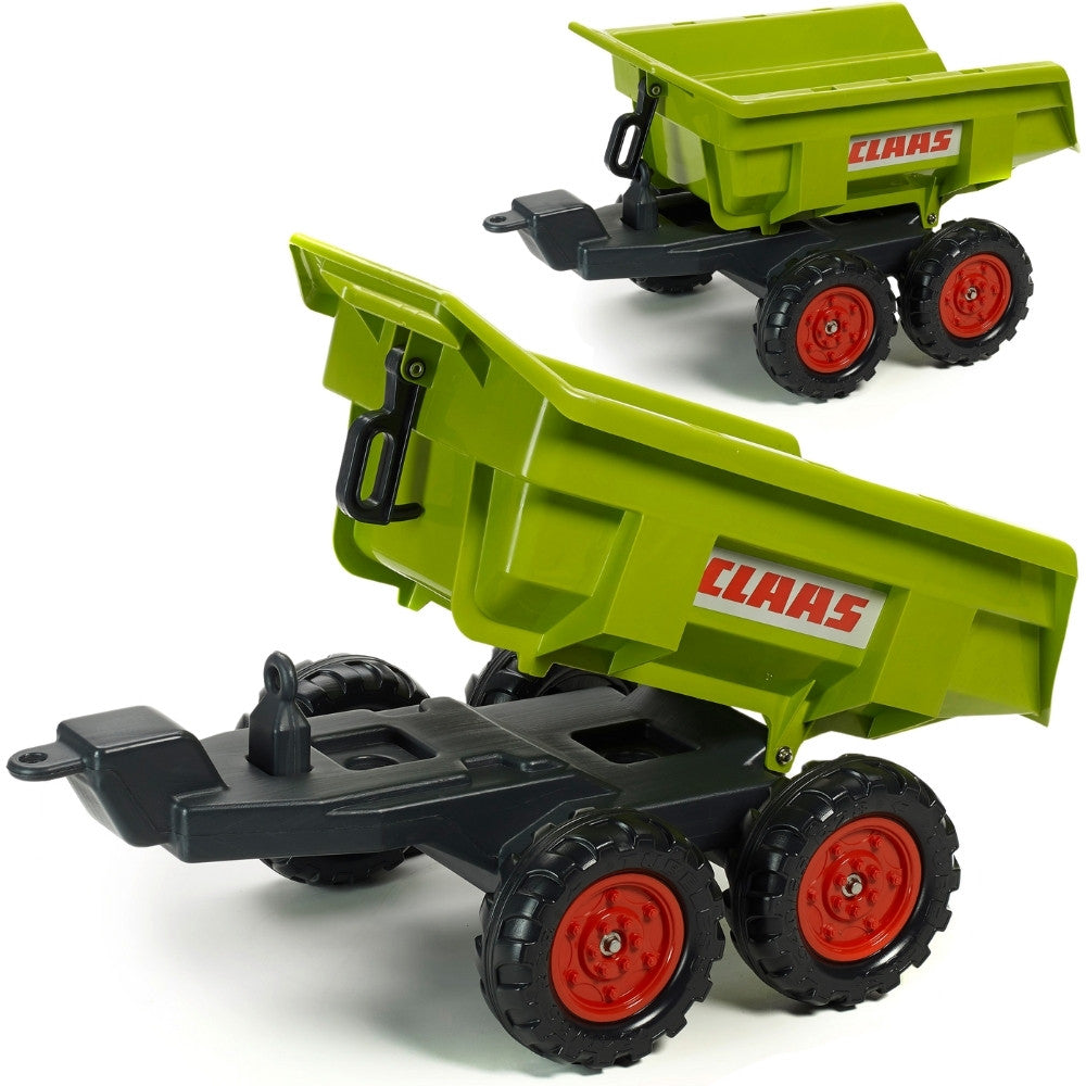 Falk Duża Przyczepka Wywrotka do Traktora Claas R-940C Zielona dla Dzieci