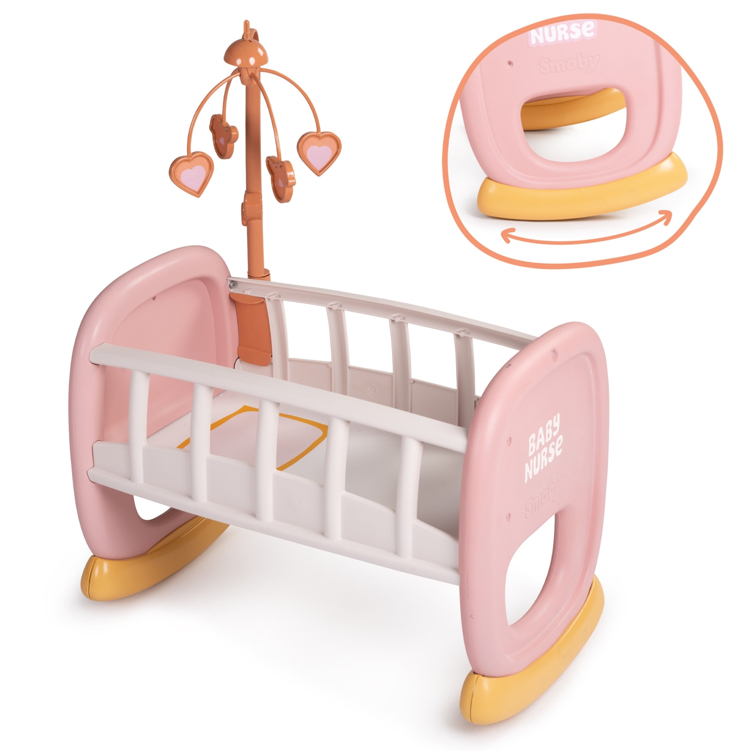 SMOBY Baby Nurse Kołyska z karuzelką