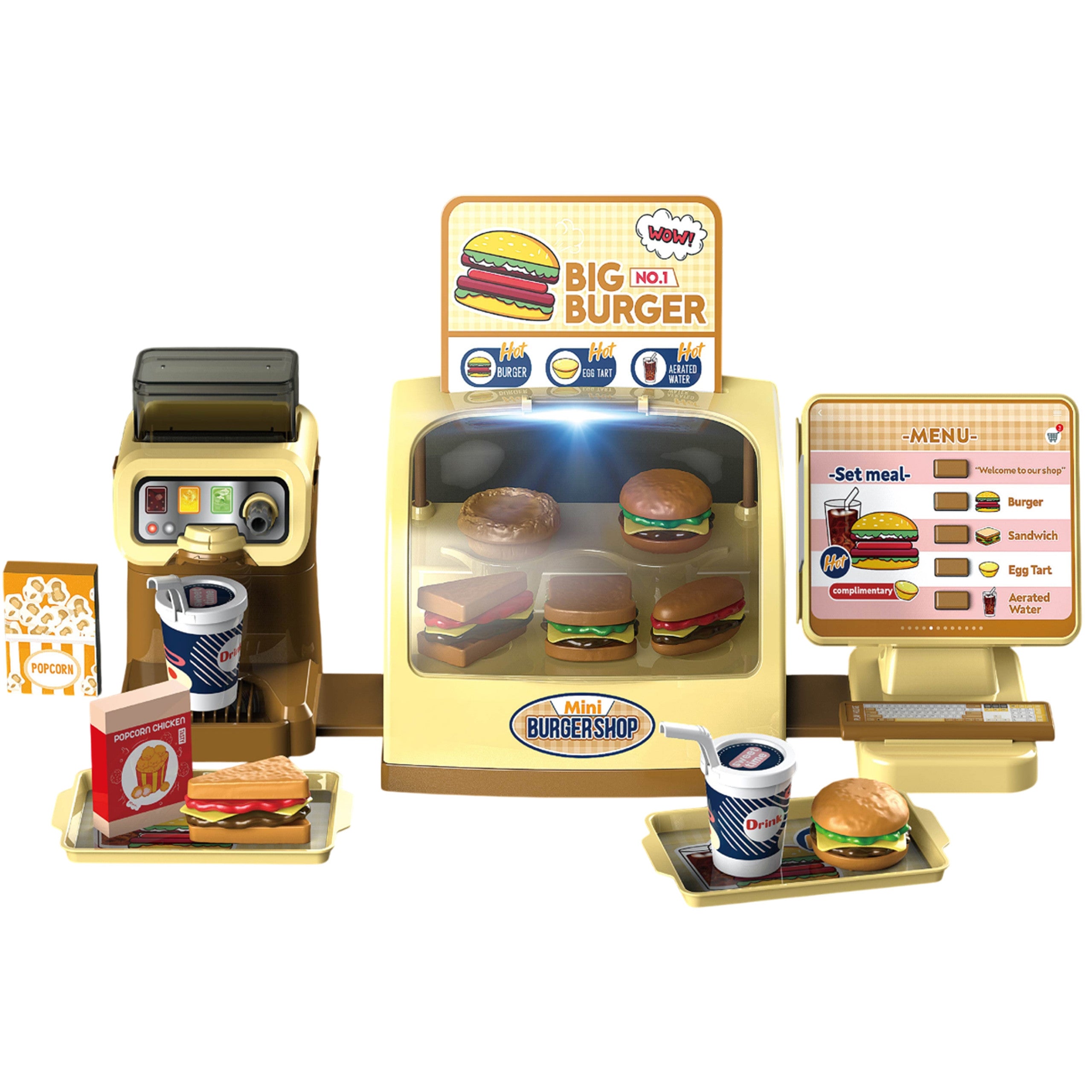 WOOPIE Sklep Restauracja Fast Food Burger Shop "BIG BURGER"