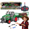 WOOPIE Traktor z Przyczepą na Pilota Sterowany RC - Skala 1:24