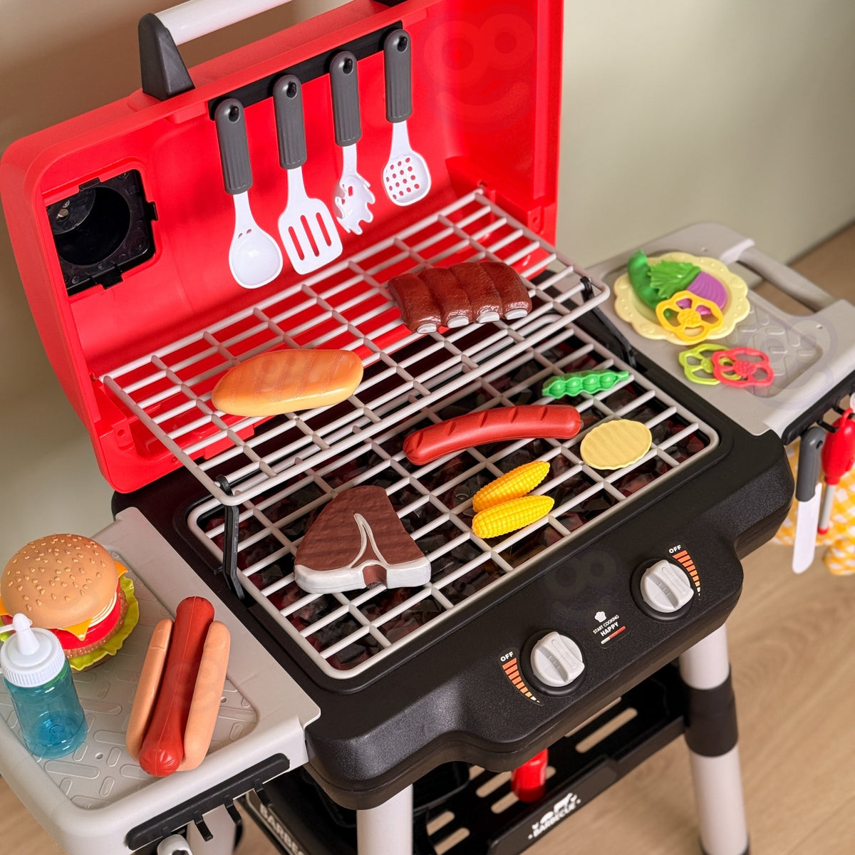 WOOPIE Grill Barbecue Kuchnia Ogrodowa Interaktywna LED Zestaw XL 31 el.