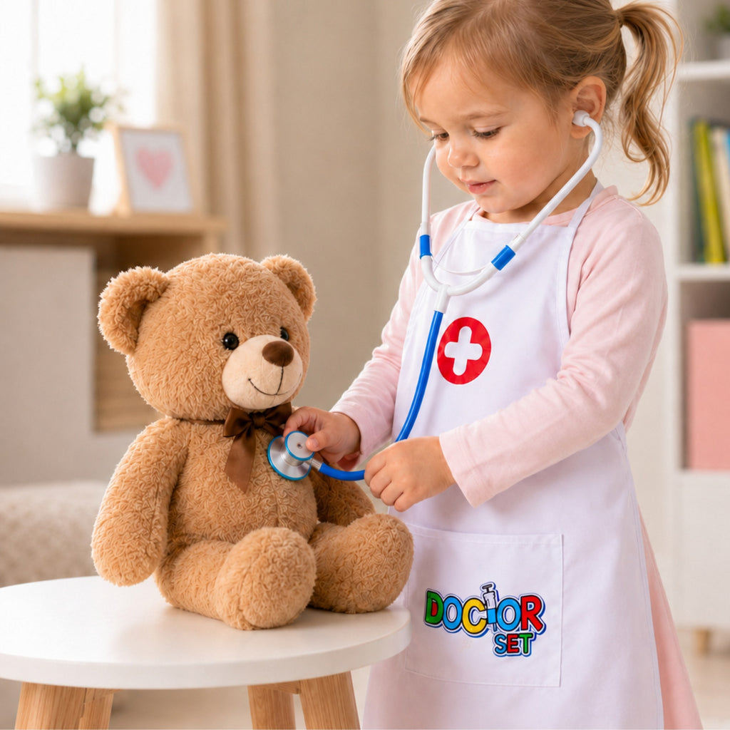 WOOPIE Strój Pielęgniarki Kitel Fartuszek z Czepkiem Pielęgniarki