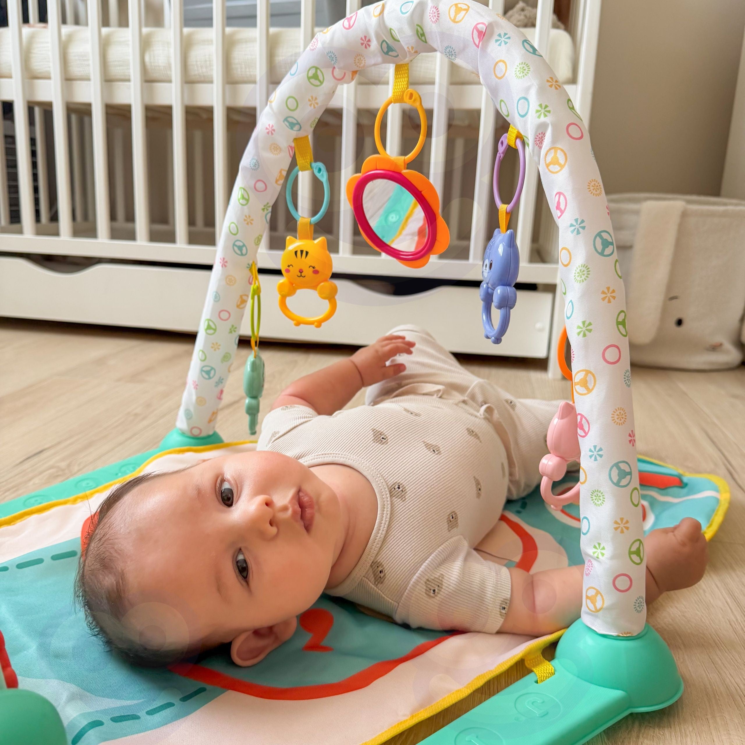 WOOPIE BABY Interaktywna Mata Edukacyjna z Pianinkiem 10el. Dźwięki