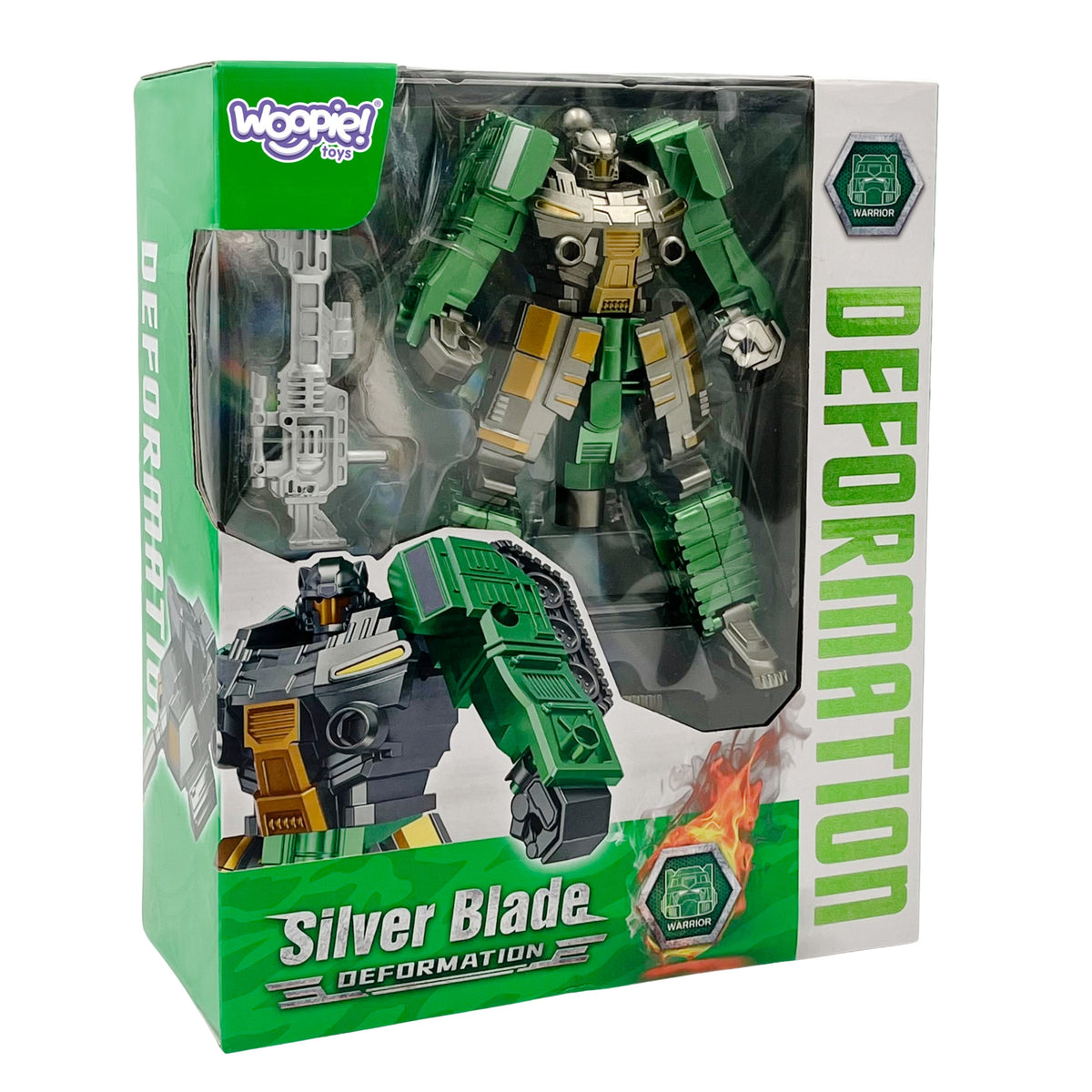 WOOPIE Robot Transformujący 2w1 Silver Blade Czołg Zabawka dla Dzieci