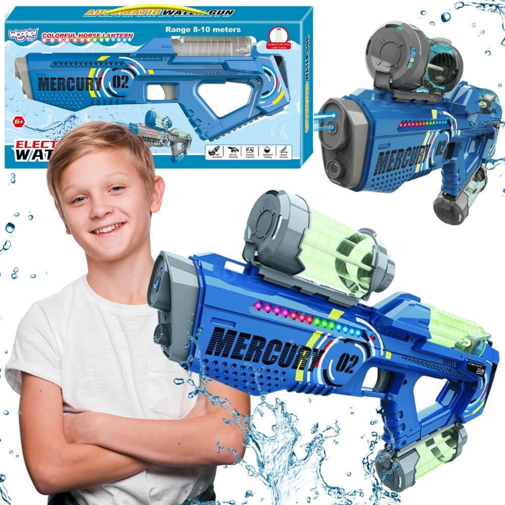 WOOPIE Pistolet na Wodę Elektryczny Automatyczny Merkury