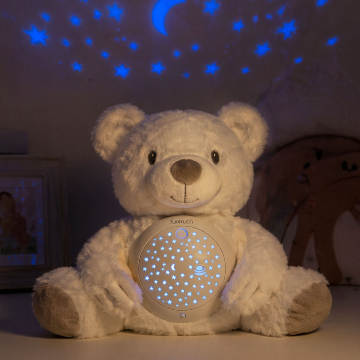 WOOPIE BABY Pluszowy Miś Usypiacz z Projektorem