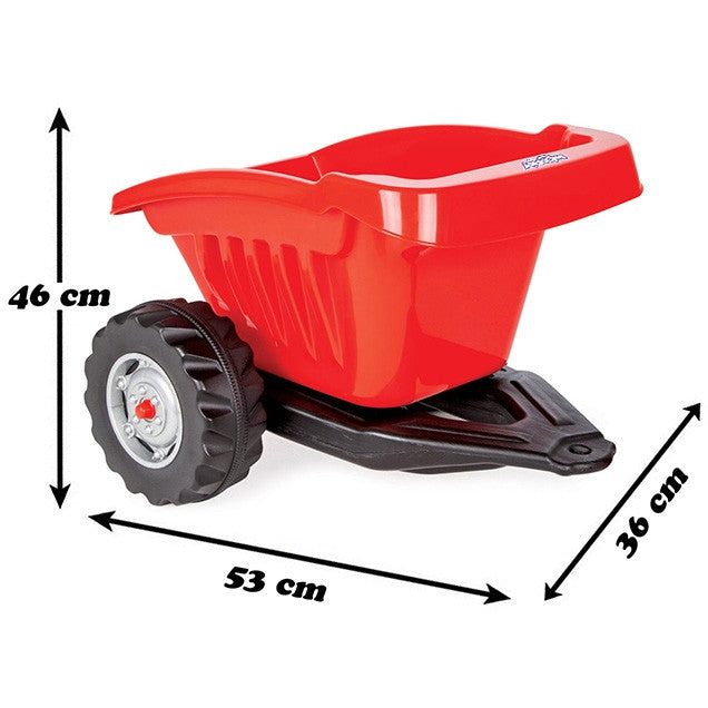 WOOPIE Przyczepka Wywrotka ACTIVE TRAILER Czerwona 35 kg