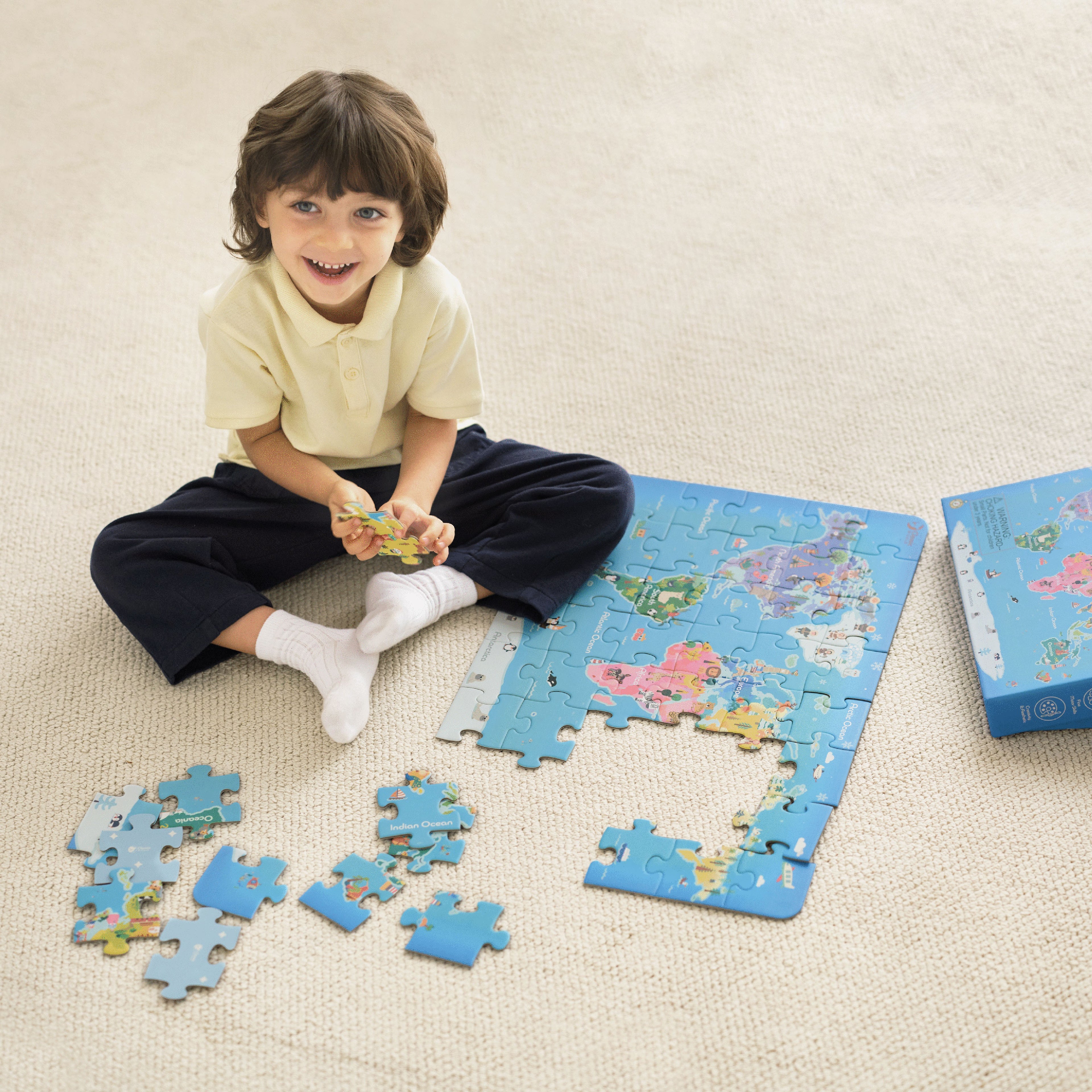 CLASSIC WORLD Puzzle Mapa Świata