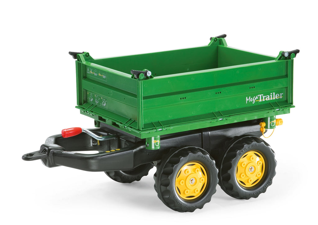 Rolly Toys Przyczepa wywrotka RollyMega Trailer Zielona