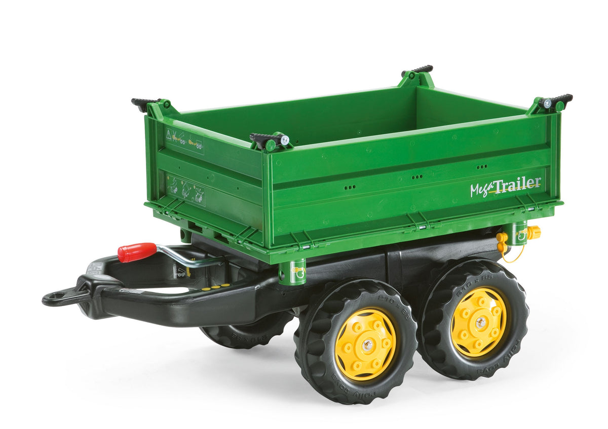 Rolly Toys Przyczepa wywrotka RollyMega Trailer Zielona