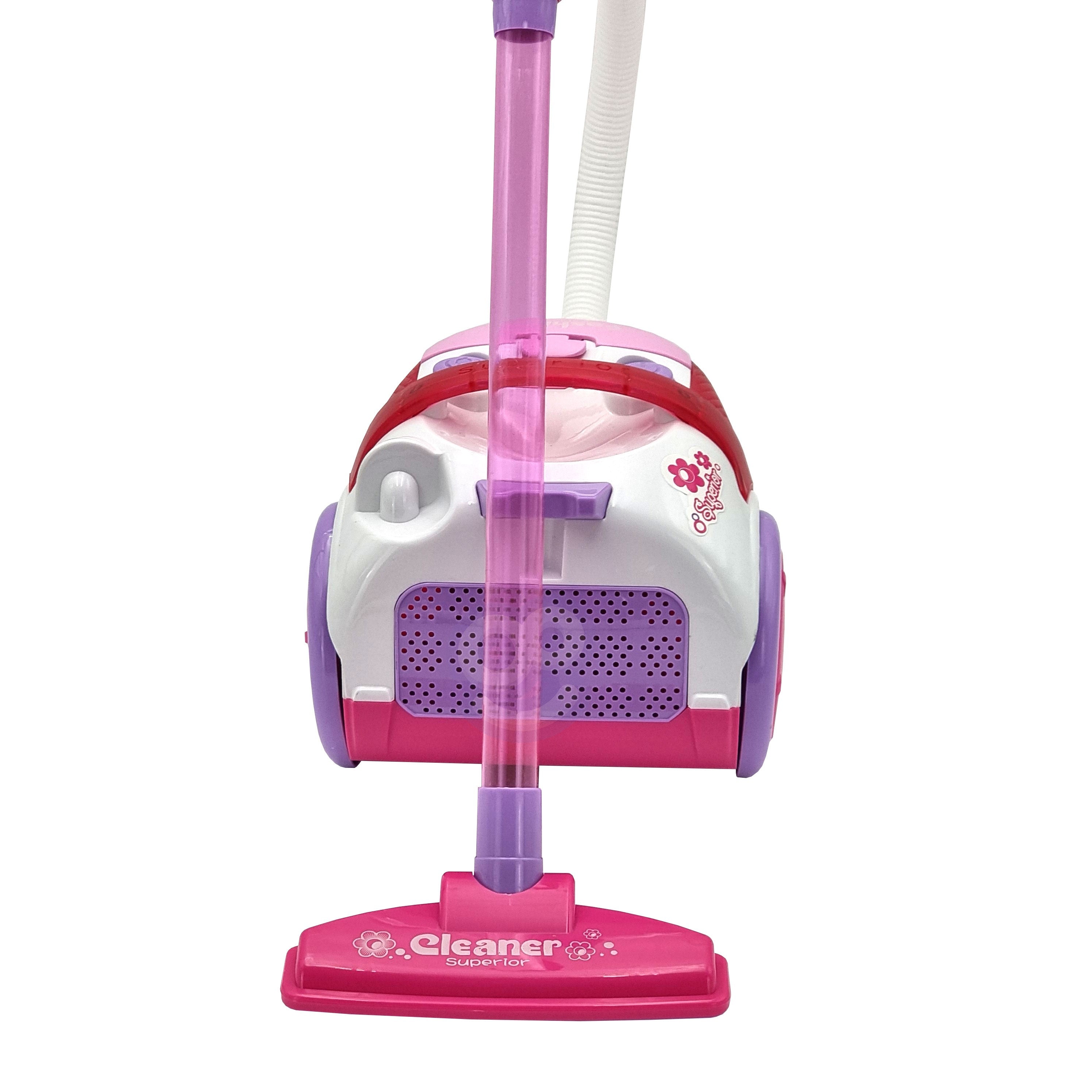 WOOPIE Interaktywny Odkurzacz dla Dzieci z Funkcją Wciągania Różowy