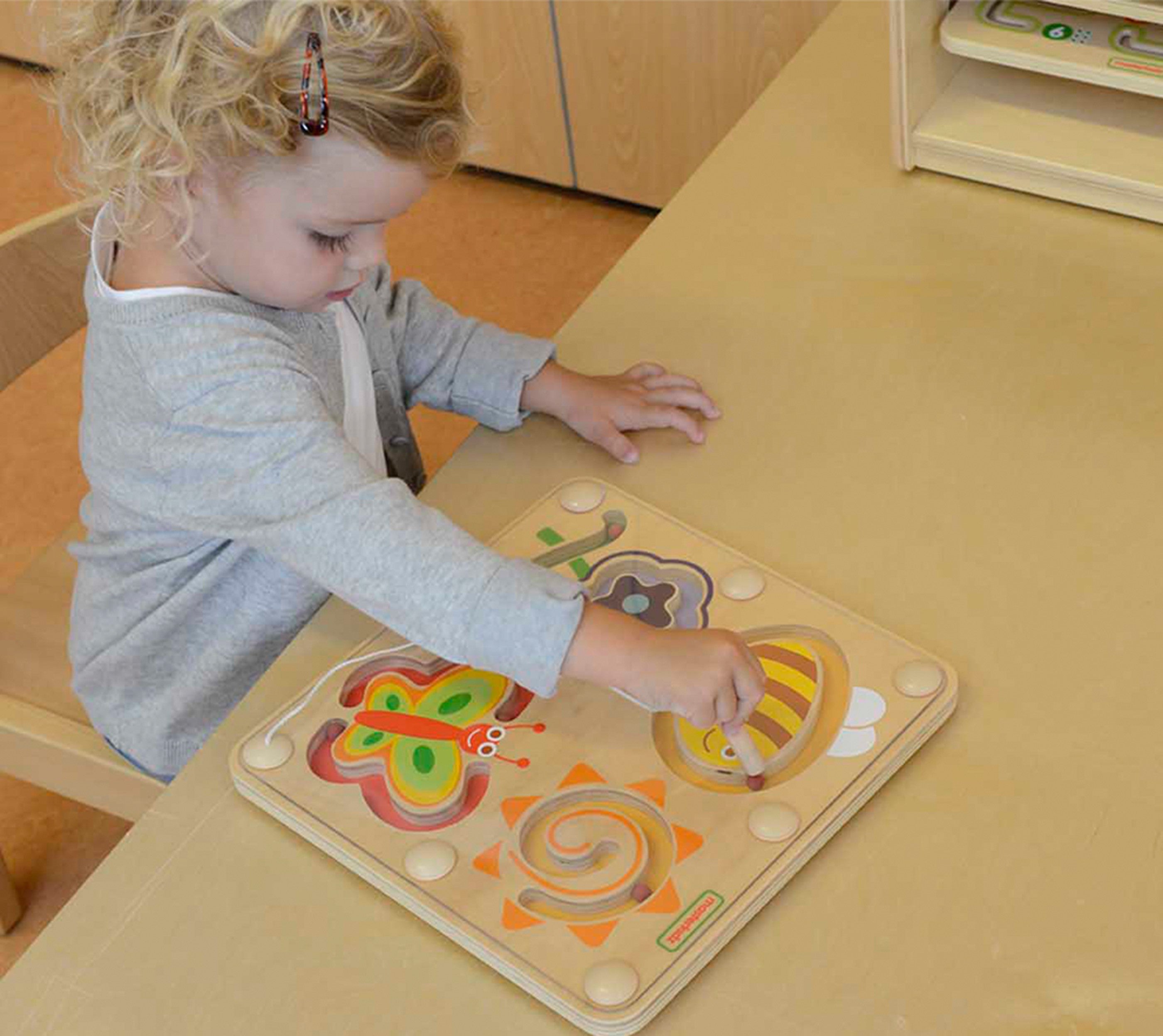 MASTERKIDZ Magnetyczny Labirynt Świat Owadów - Tabliczka