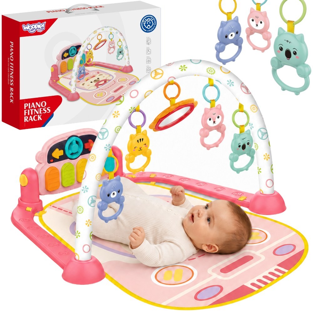 WOOPIE BABY Mata Edukacyjna Interaktywna Pianinko dla Niemowląt 3w1