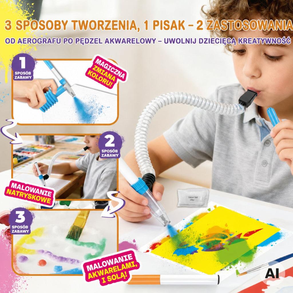 WOOPIE Kreatywny Zestaw Do Malowania i Tworzenia  3w1 42 el.